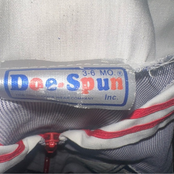 Vintage Doe-Spun Sail Boat Romper and Jacket 3-6 Months Summer‎ Spring Vacation - Picture 11 of 11